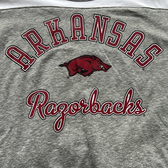(NWOT) Russell Long Sleeve Arkansas Razorbacks Shirt - Picture 4 of 5
